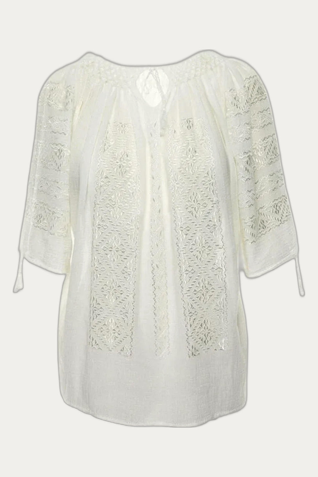 The White Blouse Roumaine by Breaza Handicraft Cooperative