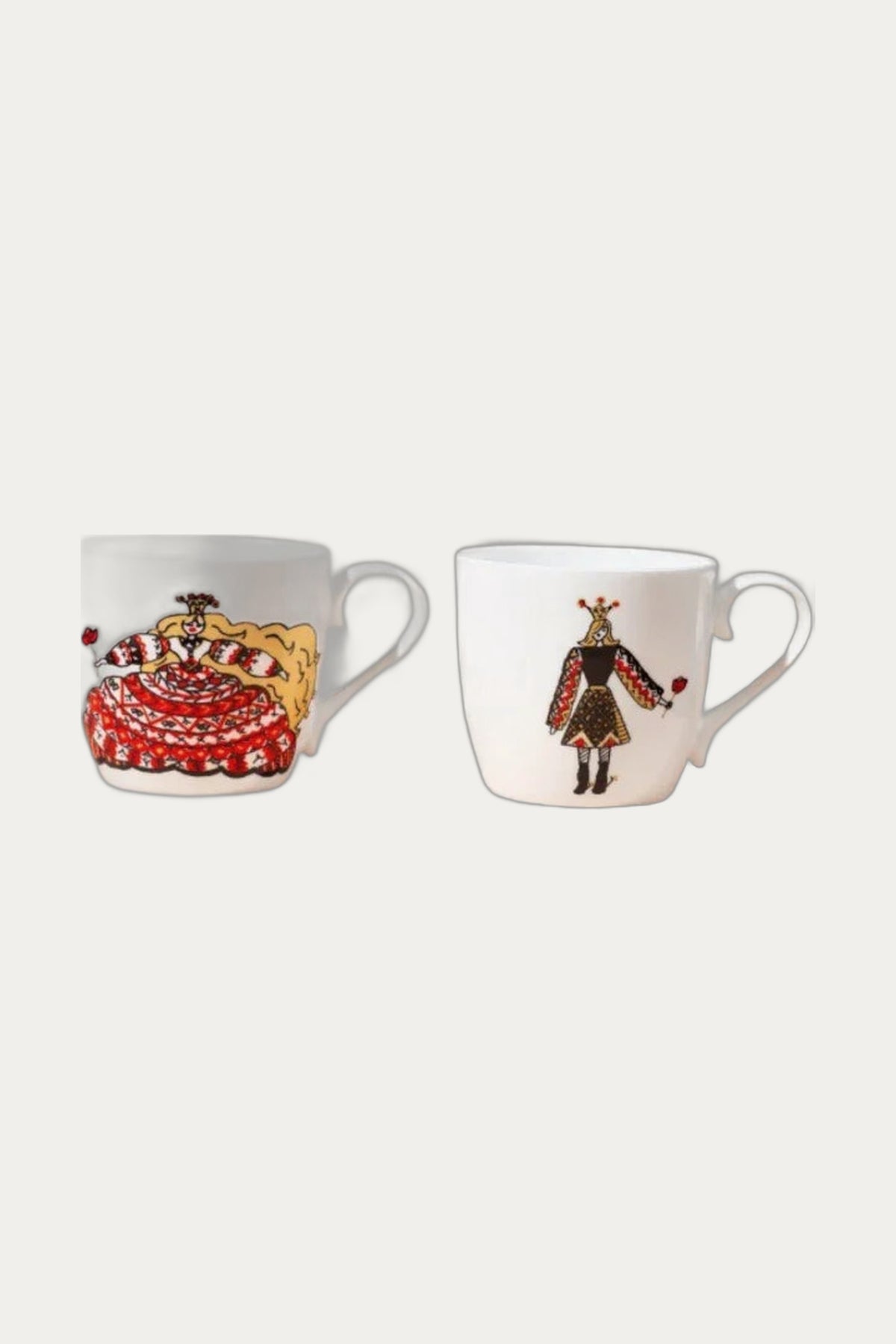 Two Mugs Matching Set Fairy Couple by Porphyras
