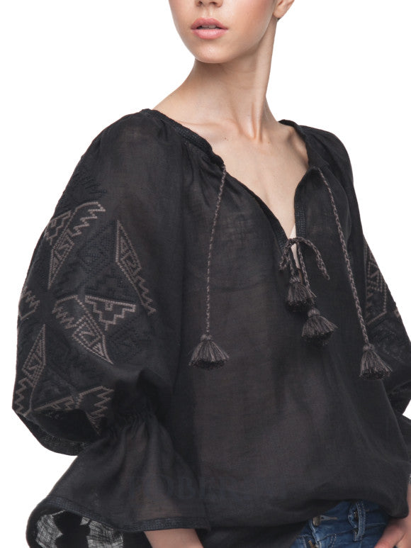 Bluza tip ie neagra “Black orchid”