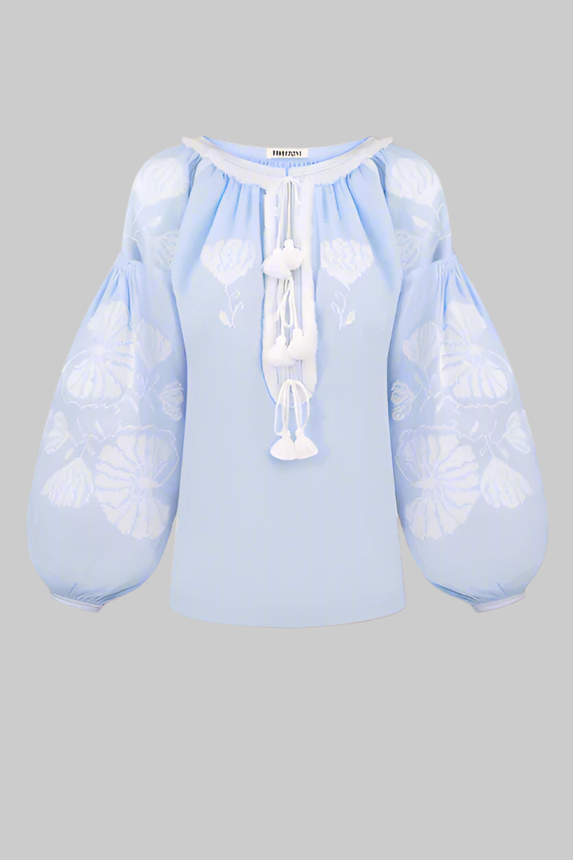Bluza Vyshyvanka “Blue Lily”