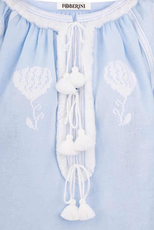 Bluza Vyshyvanka “Blue Lily”