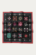 Winter jewelry folk pattern scarf