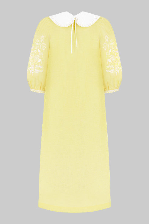 Rochie galbena maxi Zozulya