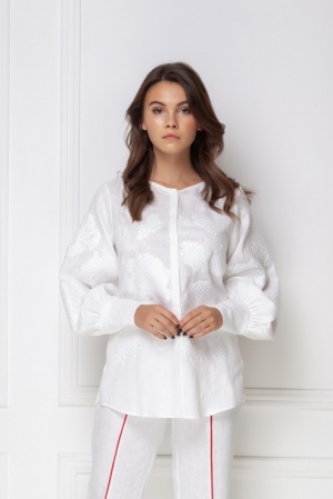 Foberini Camelia White Blouse