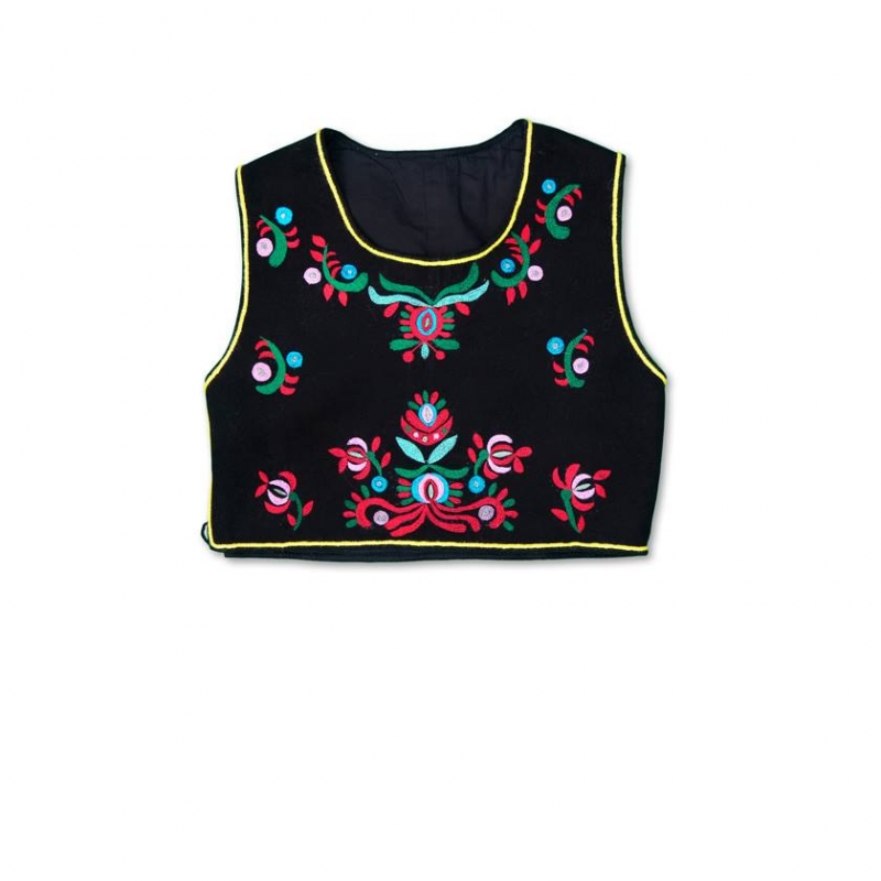 Embroidered Traditional Romanian Vest