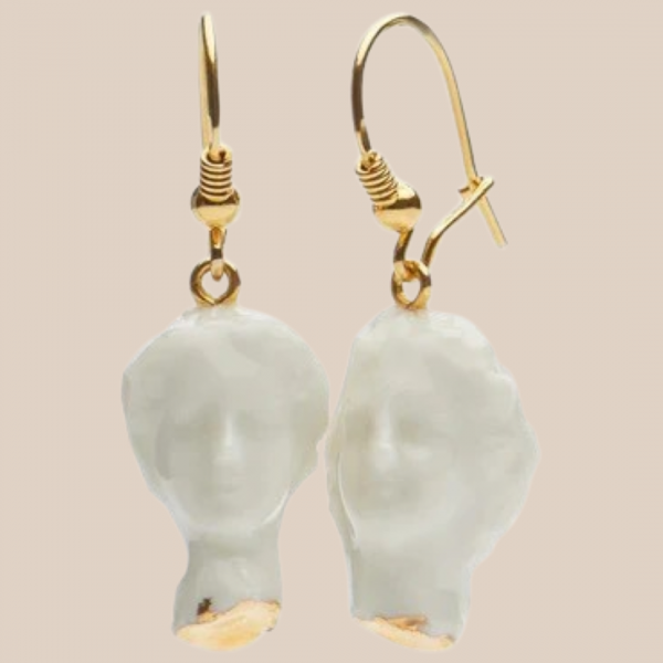 Three Graces Ceramic Earrings