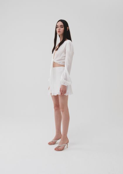 UnderFlirty Carina Mini skirt In White