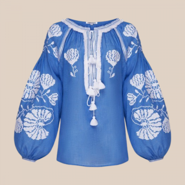 Bluza Vyshyvanka “Blue Lily” 