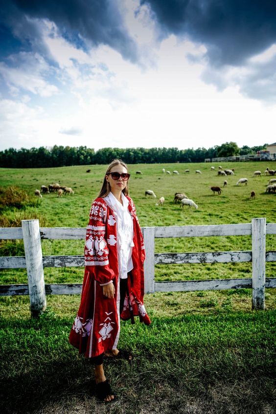 Foberini Blouse Roumaine Shop Red Cottage Style Red Dress